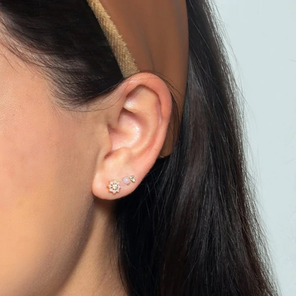 Adina - Pink Opal + Diamond Amigos Posts in Y14