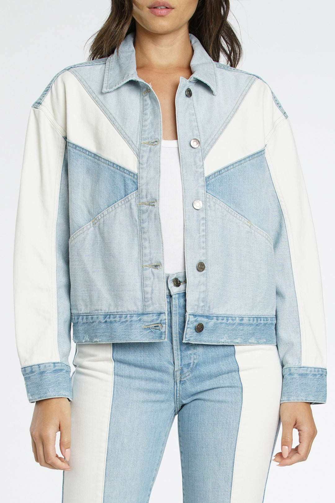 Pistola - Willow Colorblock Jean Jacket in Transitions – Blond Genius