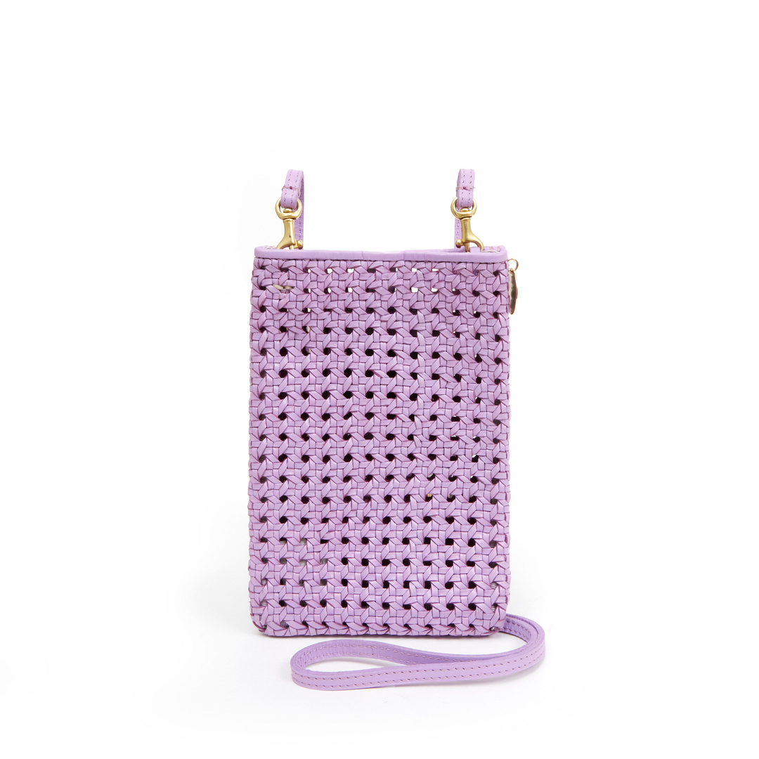 Clare V - Poche in Lilac Rattan