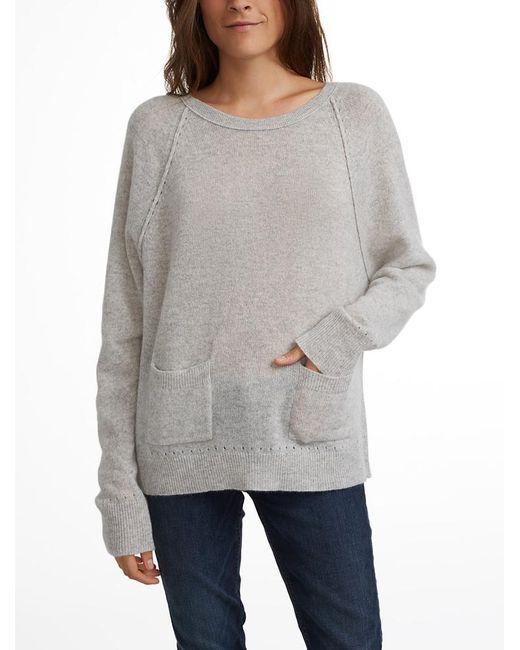 White + Warren - Pocket Sweatshirt