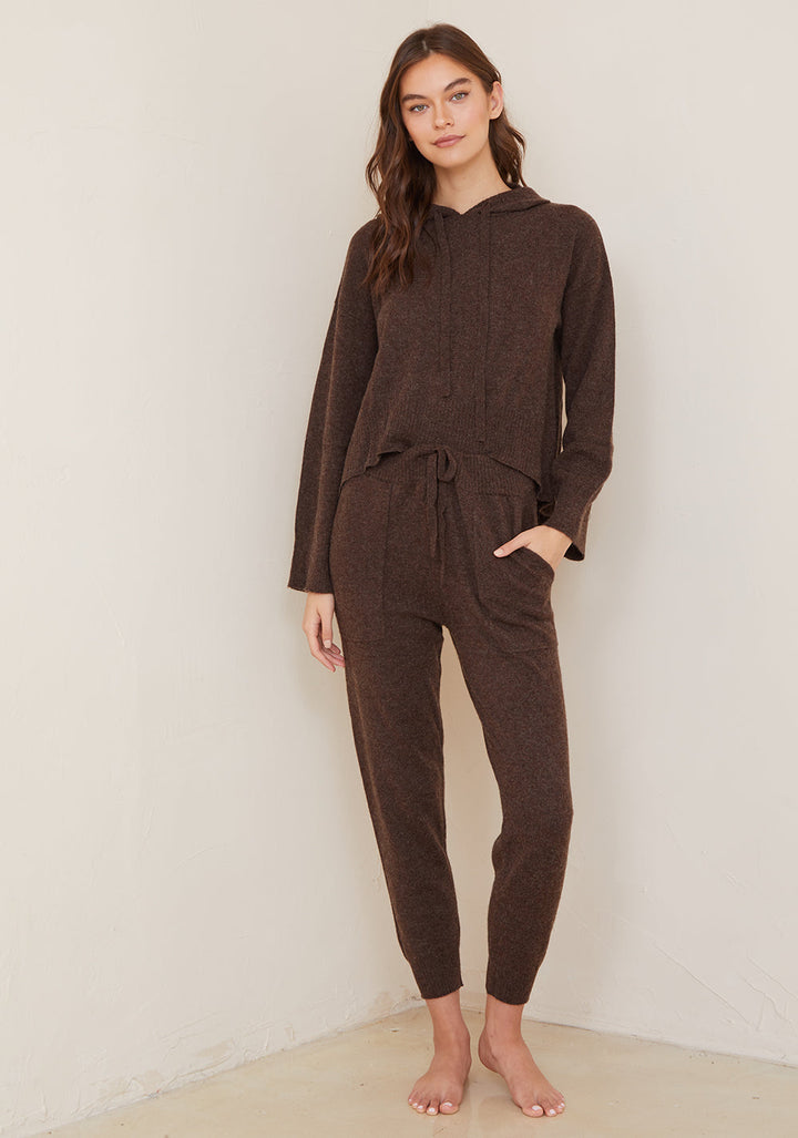 Bella Dahl - Pocket Jogger in Heather Chocolate