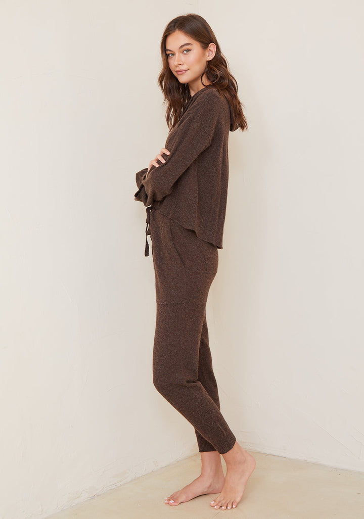 Bella Dahl - Pocket Jogger in Heather Chocolate