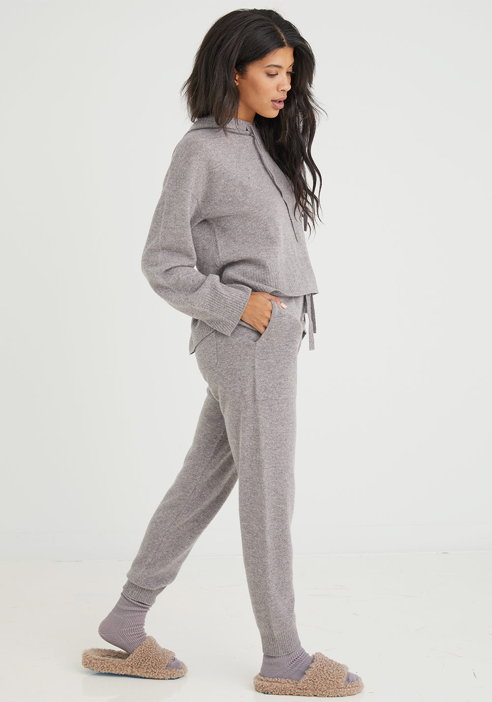 Bella Dahl - Pocket Jogger in Heather Mauve