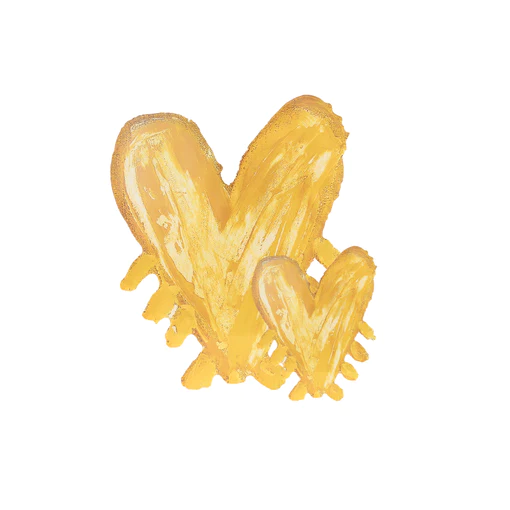 Kerri Rosenthal - Pop Heart Rock of Love in Gold