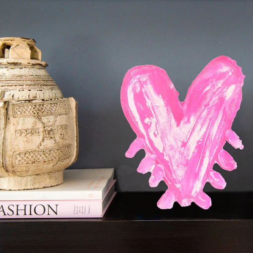 Kerri Rosenthal - Pop Heart Rock of Love in Pop Pink