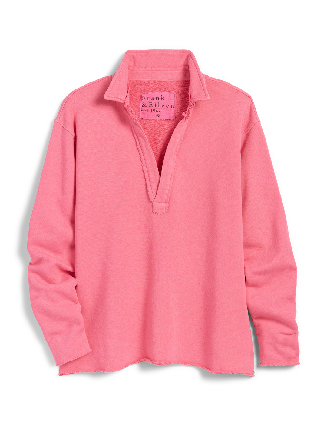 Frank & Eileen -  Patrick Popover Henley Sweatshirt in Taffy Tops