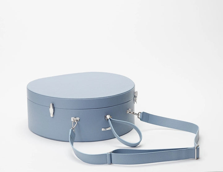 Freya - Poppy Hat Box in French Blue