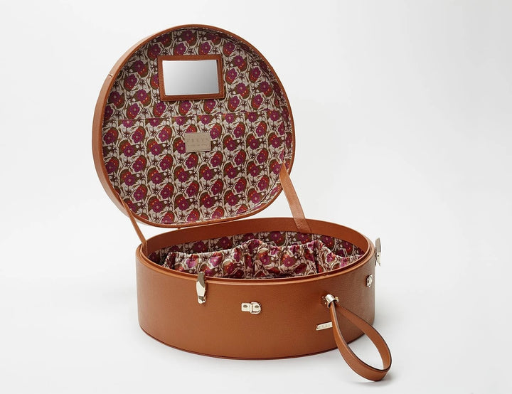 Freya - Poppy Hat Box in Caramel