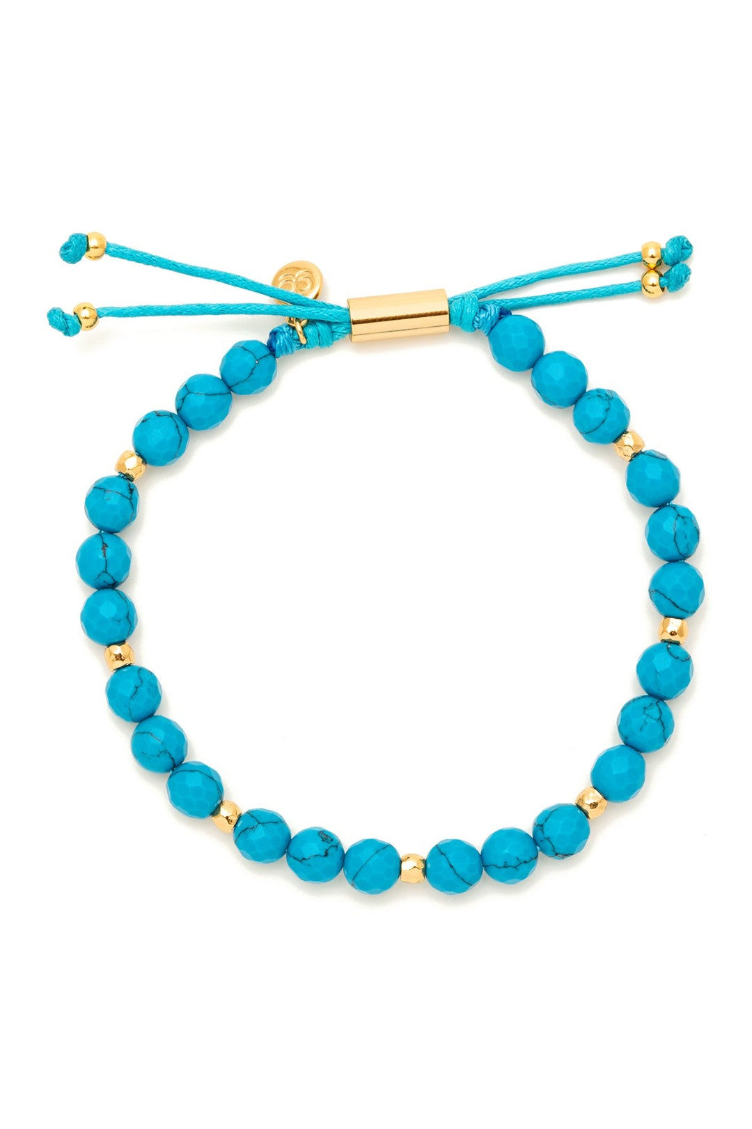 Gorjana - Power Gemstone Bracelet (Healing) in Turquoise/Gold