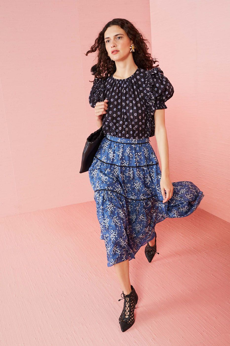ULLA JOHNSON - Auveline Skirt Cornflower
