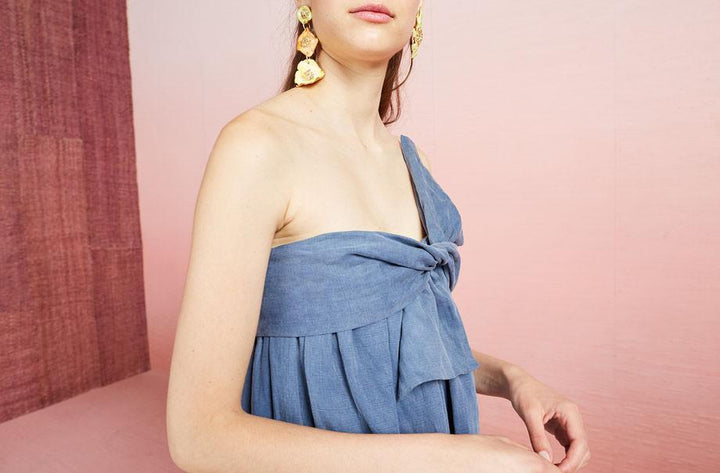 ULLA JOHNSON - Jordane Jumpsuit in Chambray