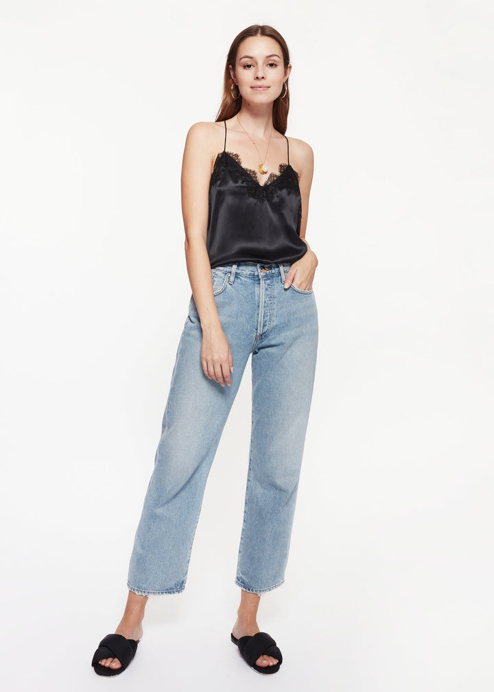 Cami NYC - Racer Charmeuse in Black