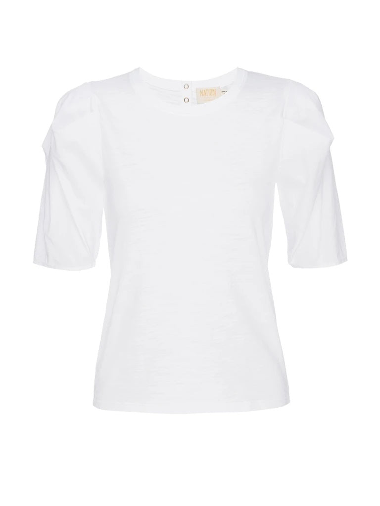 Nation LTD - Radhika Top in Optic White Tops