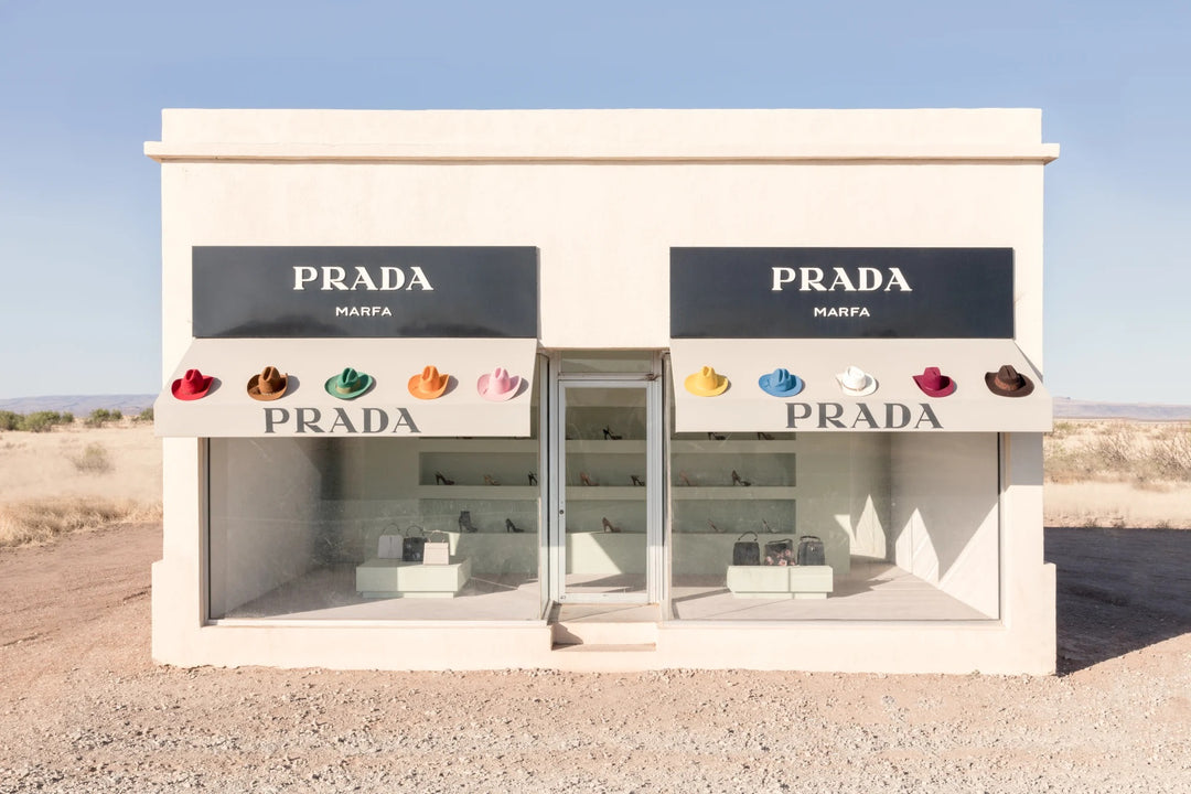 Gray Malin - Rainbow Cowboy Hats II Mini, Prada Marfa