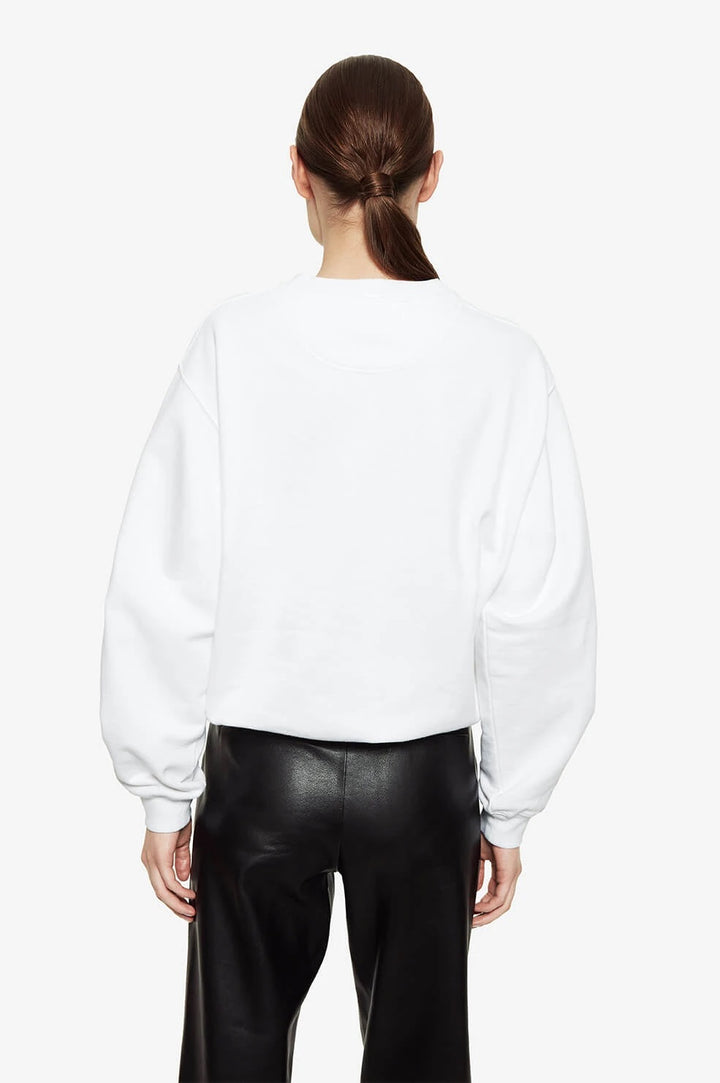 Anine Bing - Ramona Sweatshirt Empowerment in White