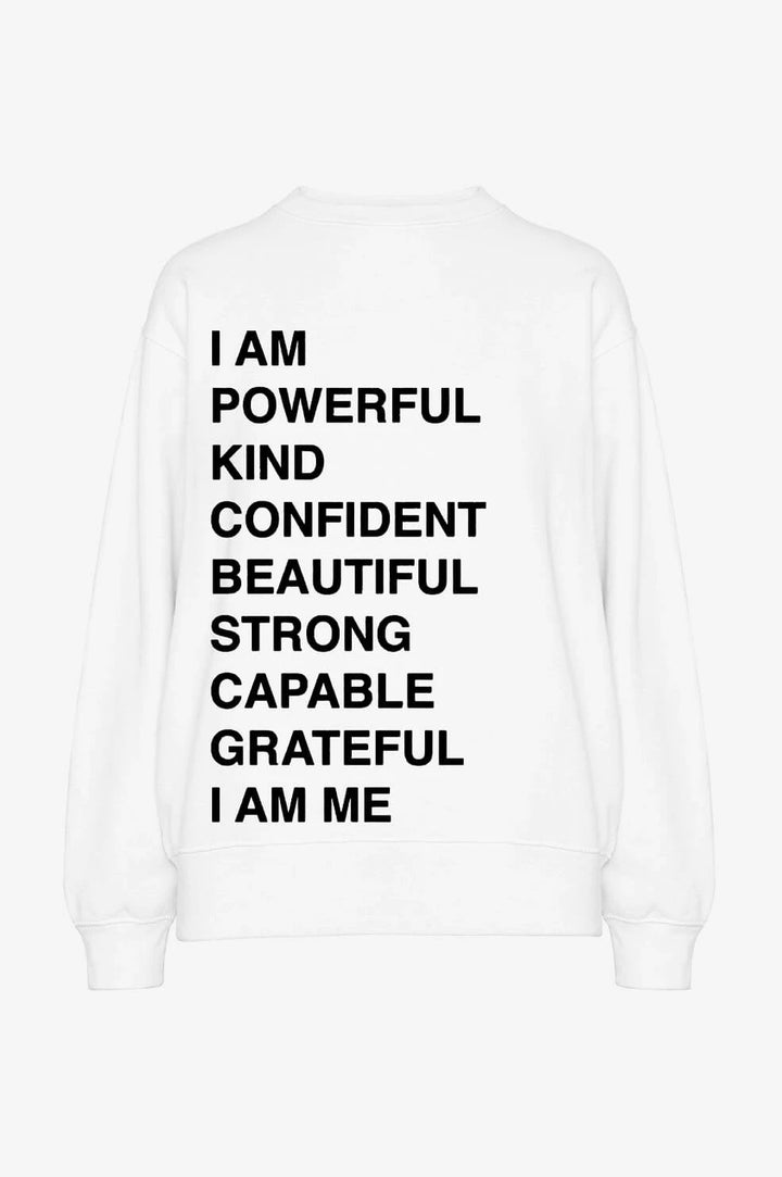 Anine Bing - Ramona Sweatshirt Empowerment in White