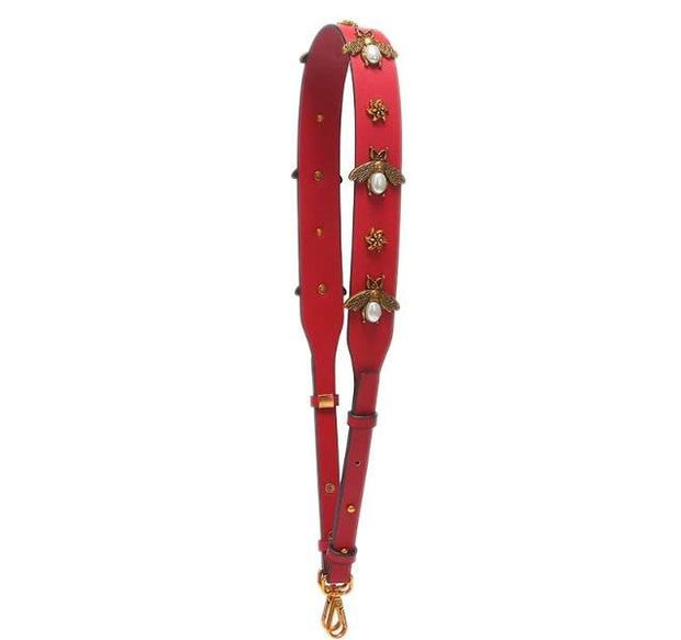 Clearly Handbags - Bee Strap in Red