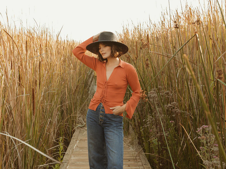 Freya - Redwood Hat in Black
