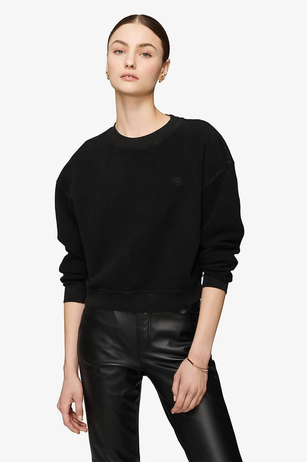 Anine Bing - Reed Sweatshirt in Black