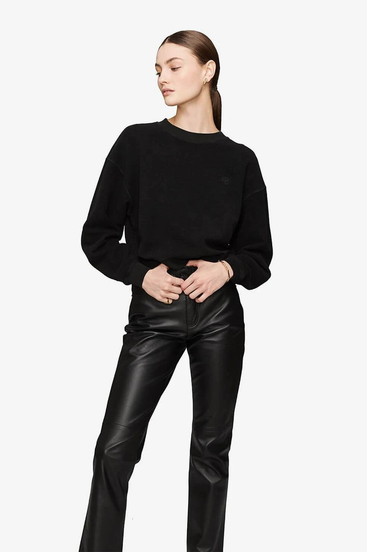 Anine Bing - Reed Sweatshirt in Black