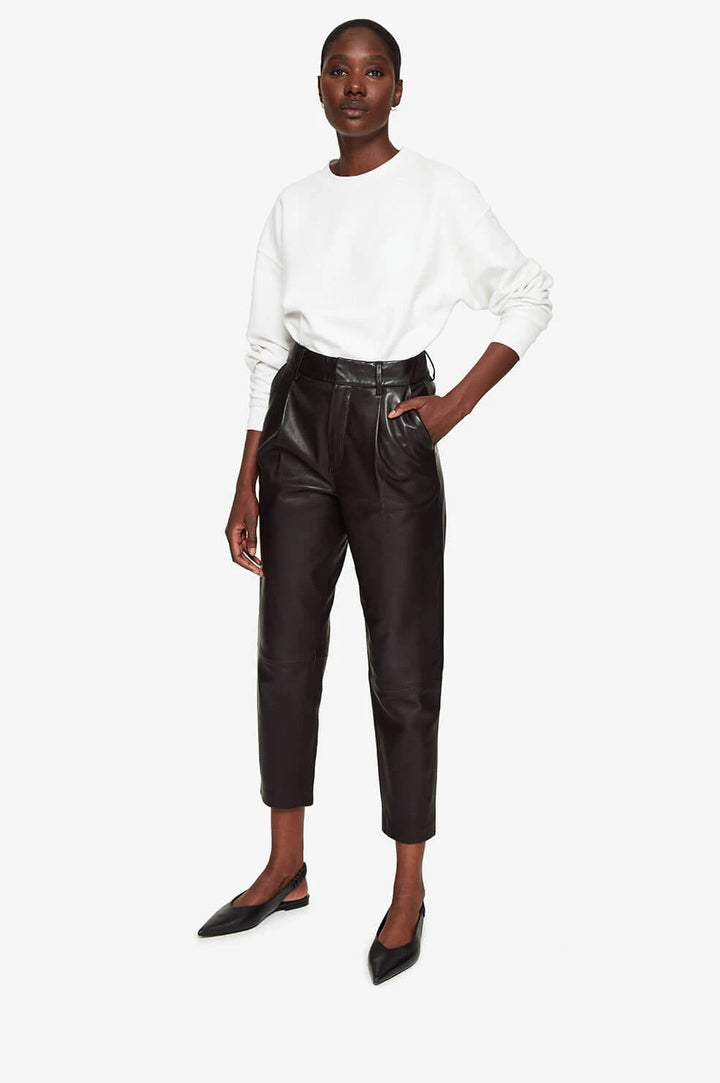 Anine Bing - Reed Sweatshirt in Ivory Sweatshirts