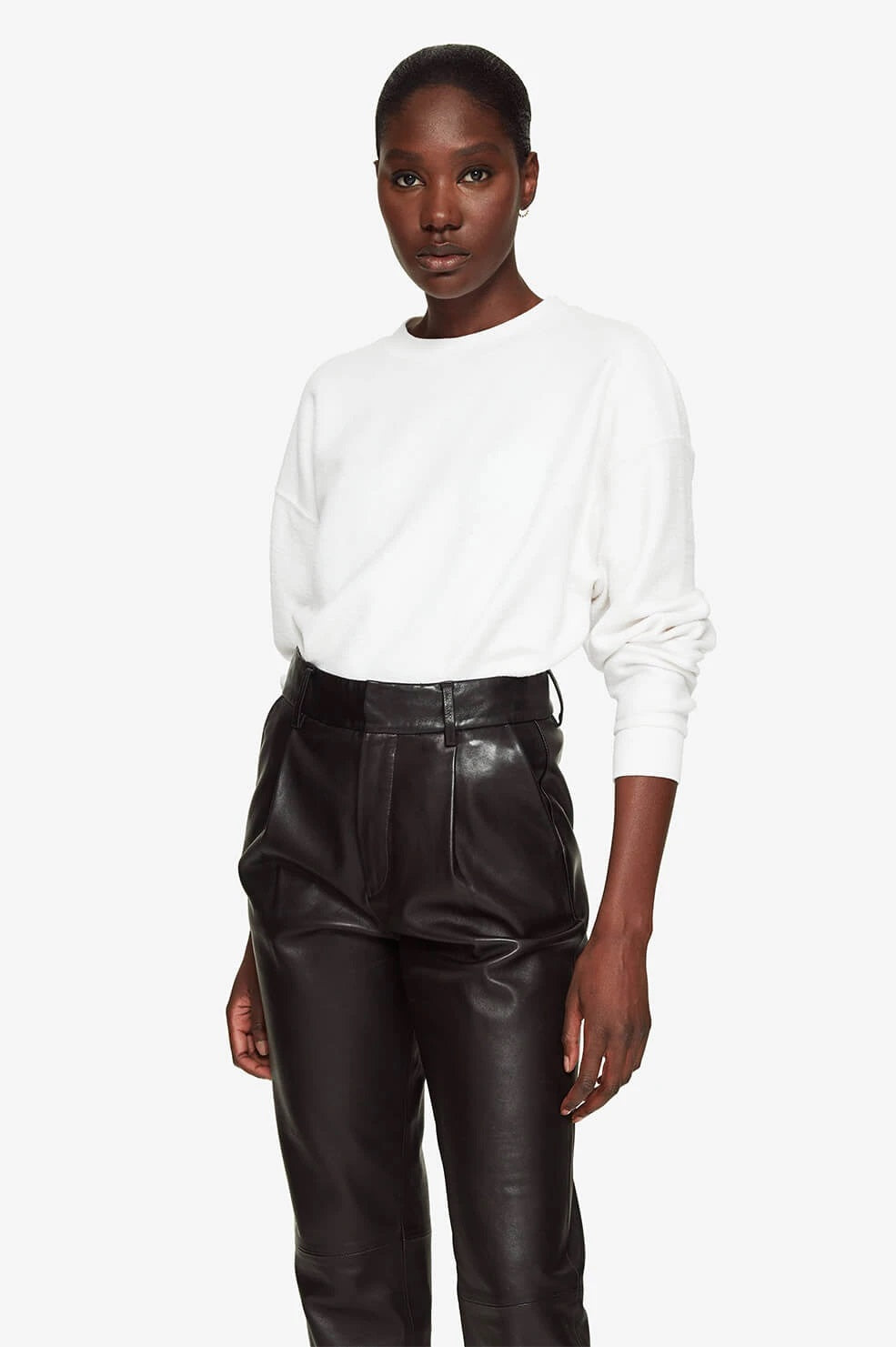 Anine Bing - Reed Sweatshirt in Ivory