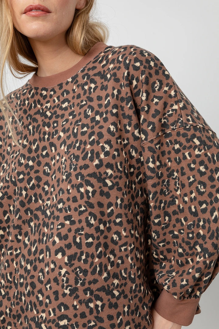 Rails - Reeves Sweater in Mountain Leopard