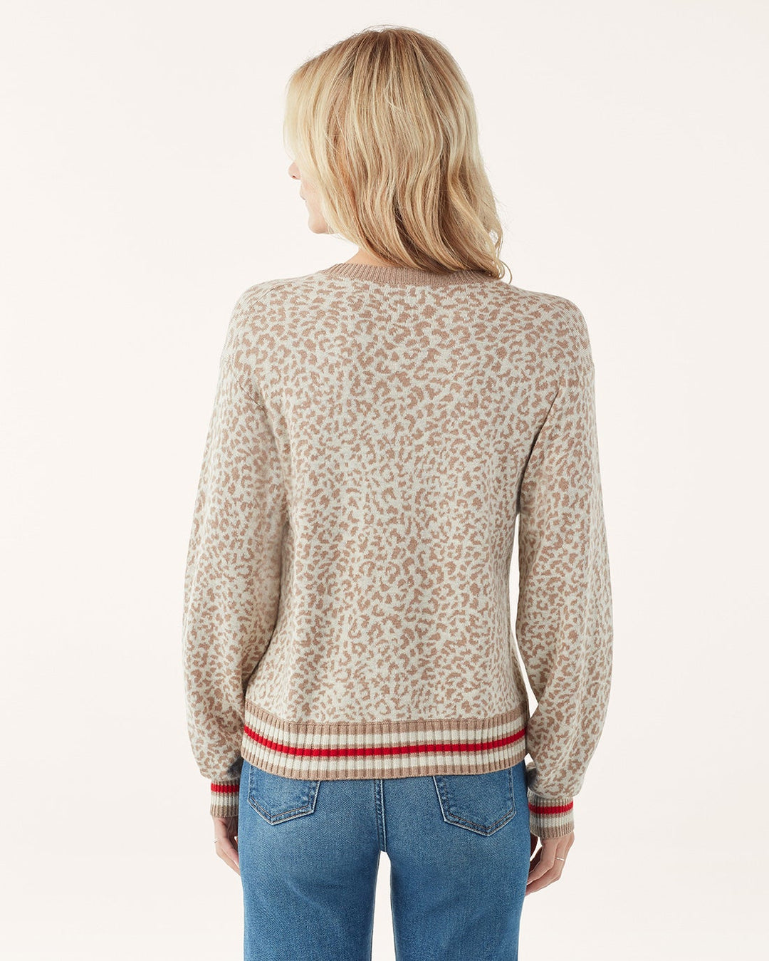 Splendid - Leopard Pullover Sweater in Camel Hot