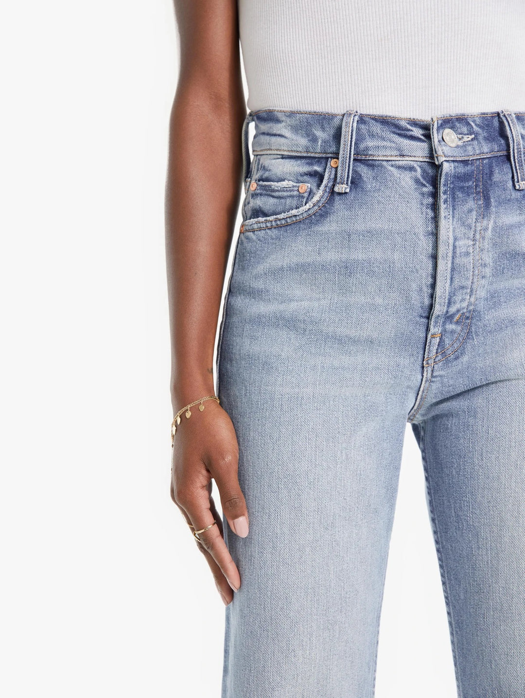 Mother Denim - High Waisted Rider Skimp in Give It Up
