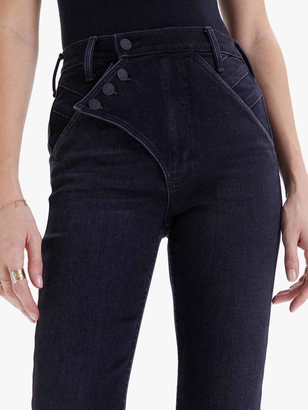 Mother Denim - The Right-Away Rider Straight Leg Jean in Encounters at Night