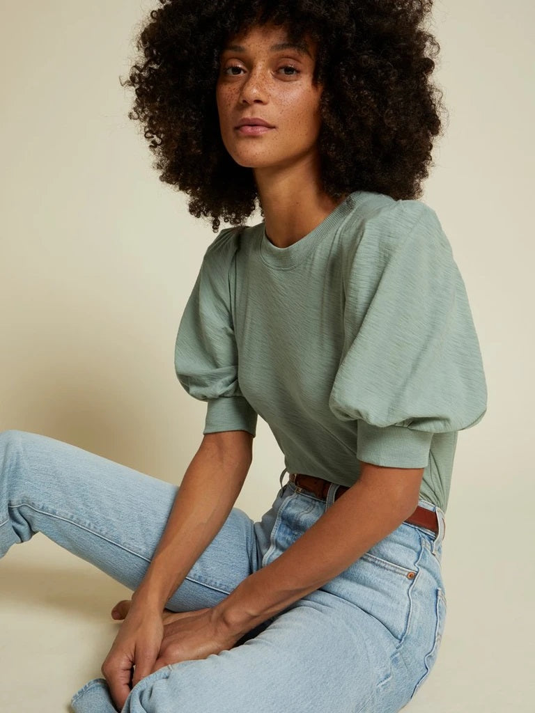 Nation LTD - Rimma Exaggerated Sleeve Tee in Cash