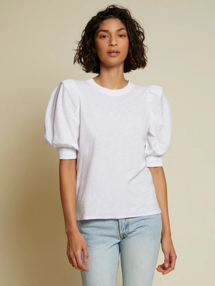 Nation LTD - Rimma Exaggerated Sleeve Tee in White