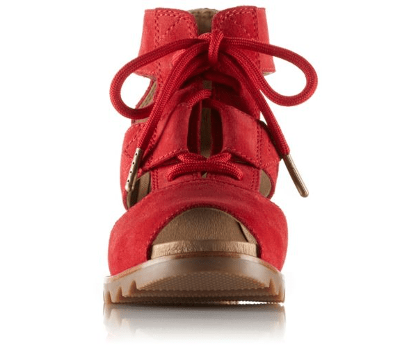SOREL - Joanie Lace Suede Bright Red