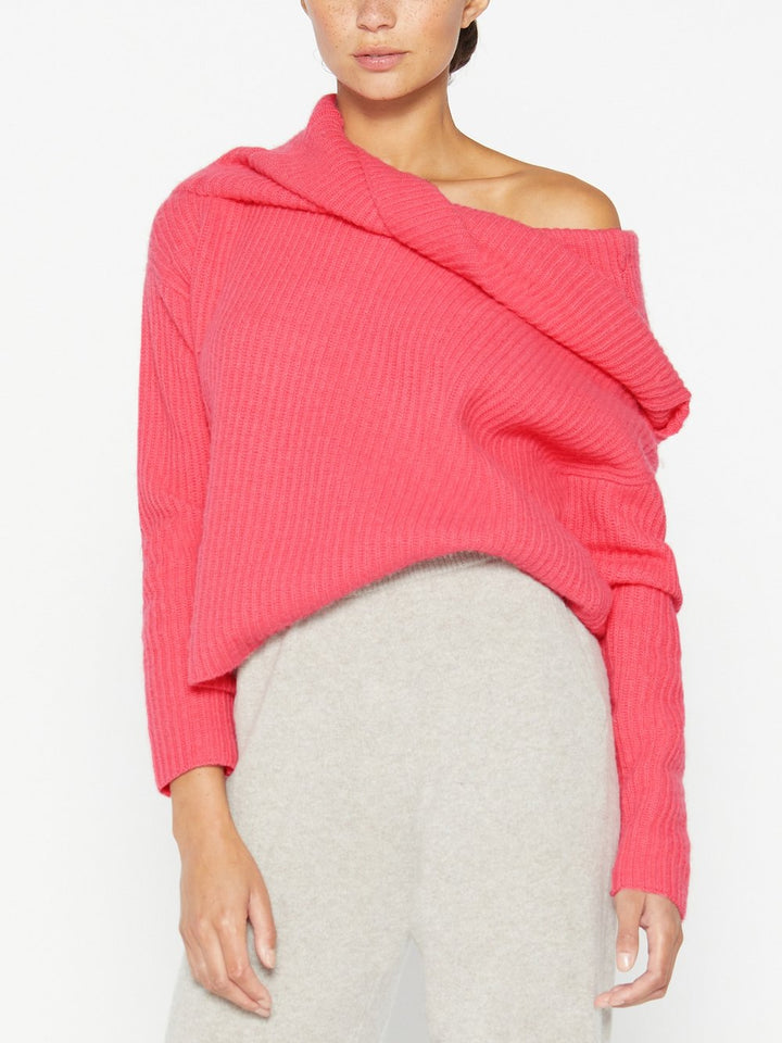Brochu Walker - Riser Reversible Off Shoulder in Nuevo Pink