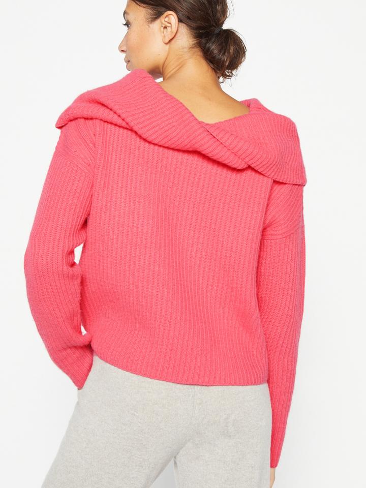 Brochu Walker - Riser Reversible Off Shoulder in Nuevo Pink