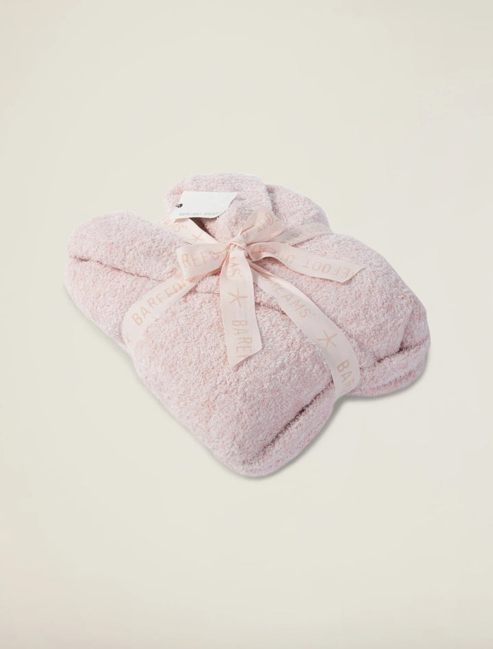 Barefoot Dreams - CozyChic Heathered Adult Robe in Dusty Rose-White