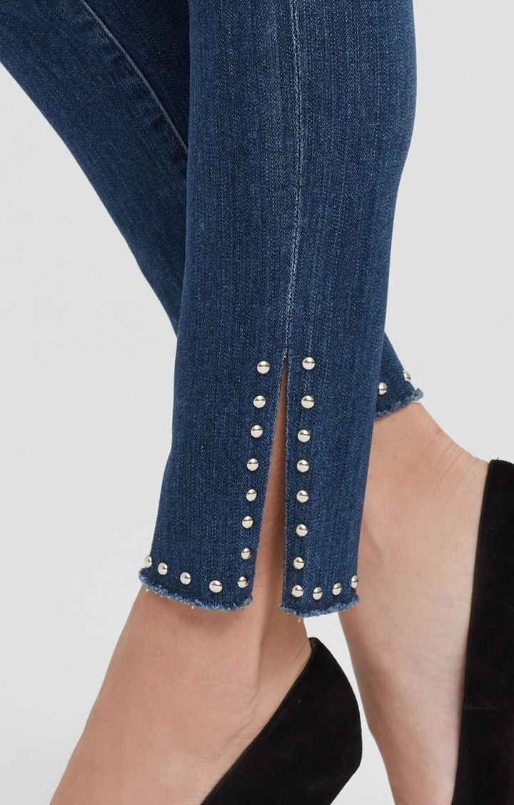 Citizens of Humanity - Rocket High RIse Skinny Ankle Split Hem in Studded Ventana