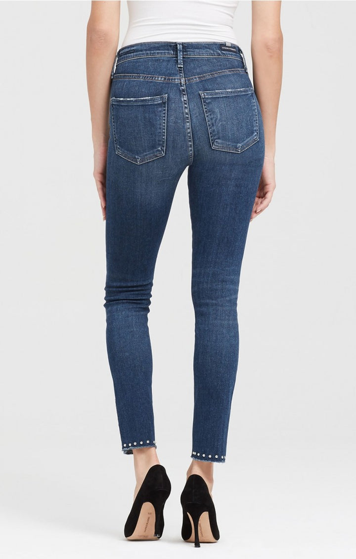 Citizens of Humanity - Rocket High RIse Skinny Ankle Split Hem in Studded Ventana