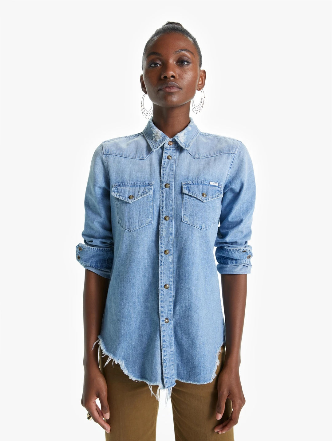 Mother - All My Exes Button-Down Shirt in Rope Em'