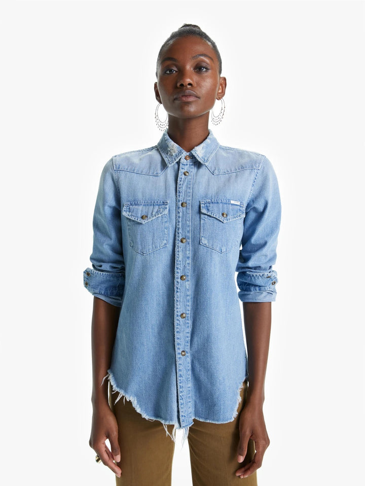 Mother - All My Exes Button-Down Shirt in Rope Em'