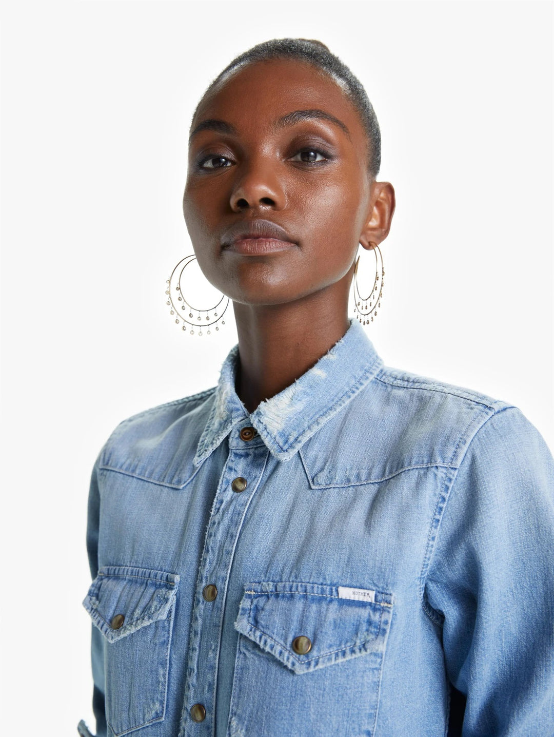 Mother - All My Exes Button-Down Shirt in Rope Em'