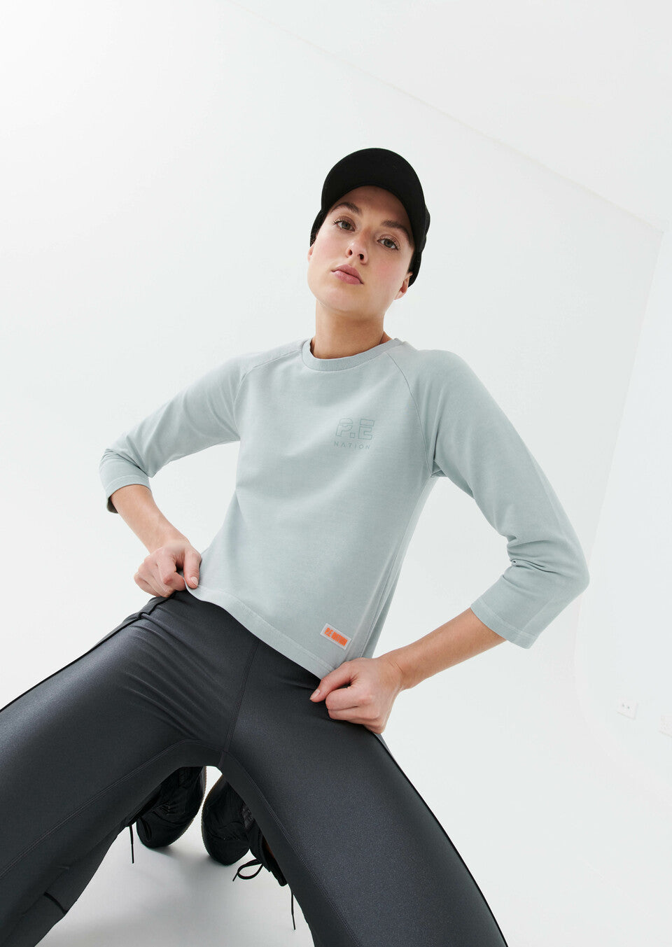 P.E NATION - Rotation Tee in Mirage Grey