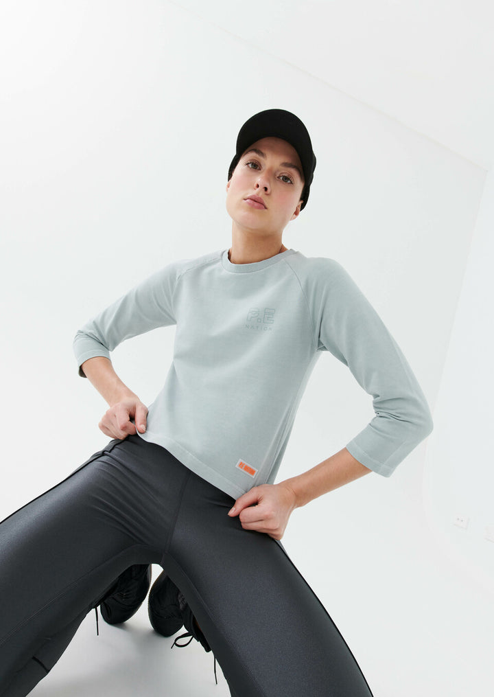 P.E NATION - Rotation Tee in Mirage Grey