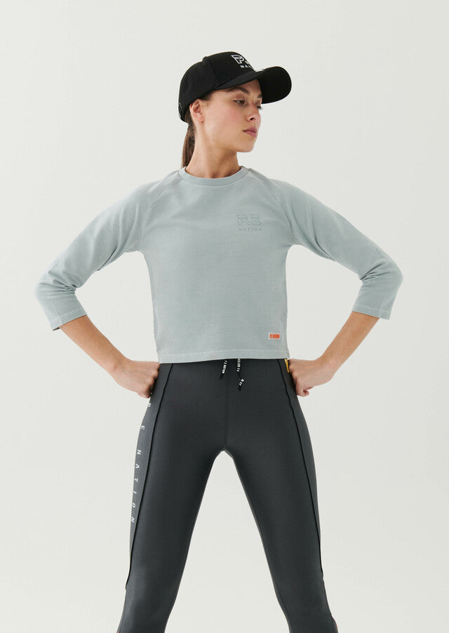 P.E NATION - Rotation Tee in Mirage Grey