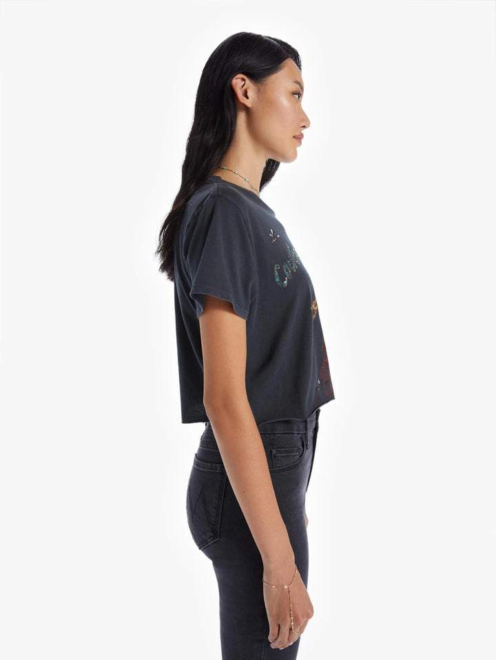 Mother - The Rowdy Cutoff Tee in Cowboys Don't Cry