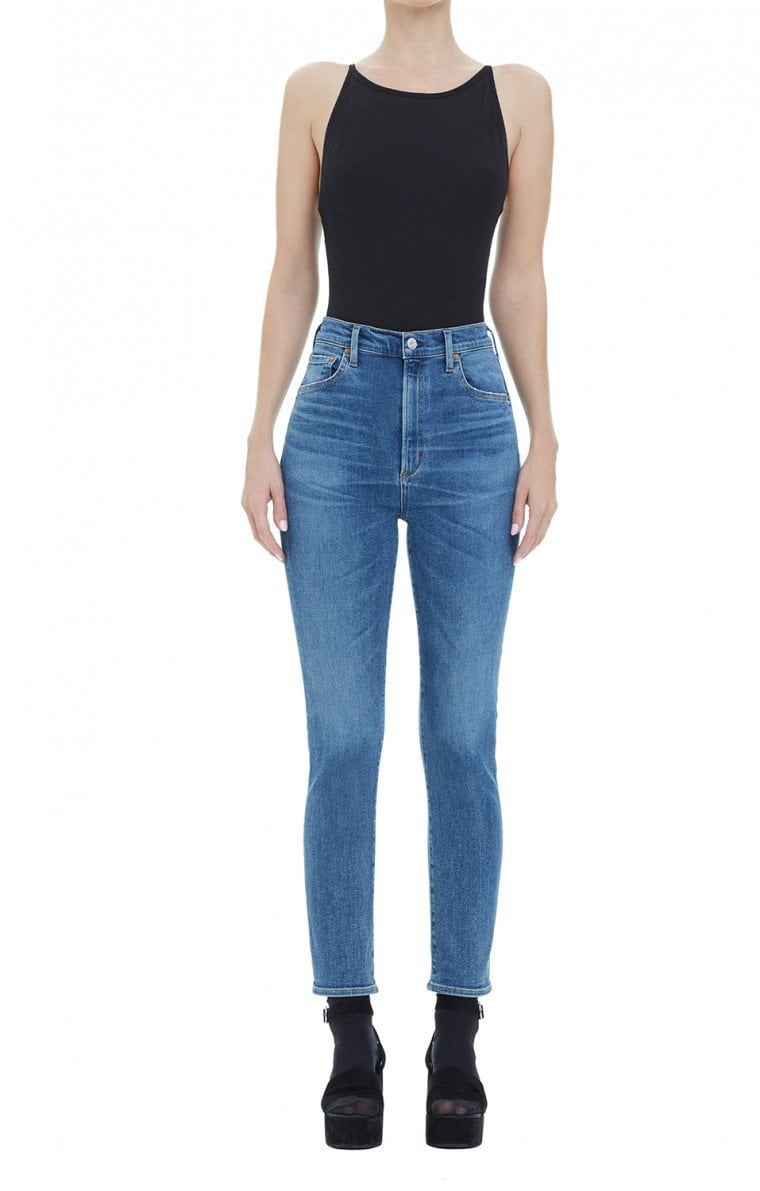AGOLDE - Ruby Crop Super Hi Rise Slim Straight Adore