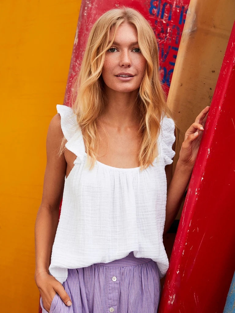 Xirena - Rue Tank in White
