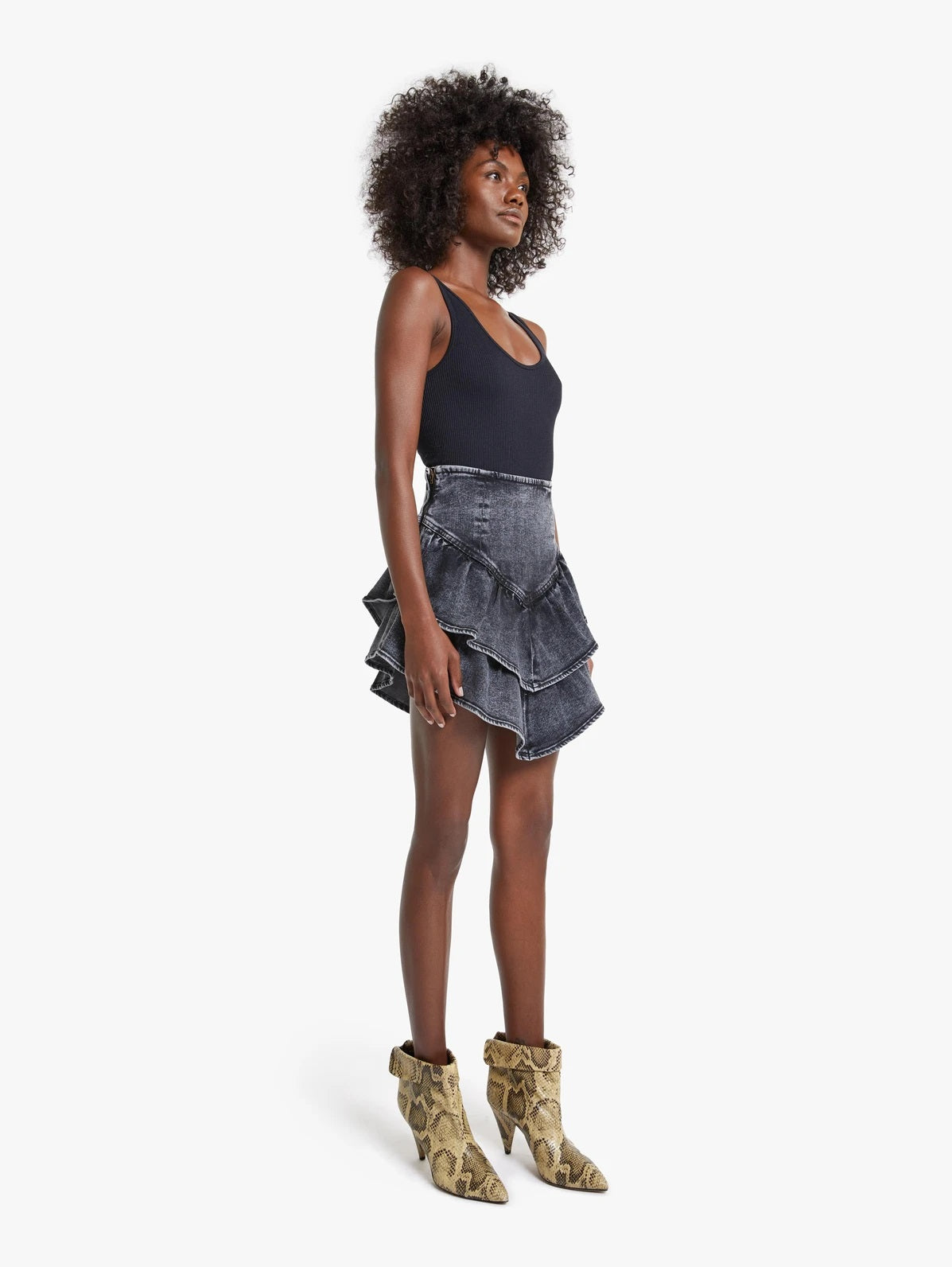 Mother - The Ruffle Mini Skirt in Train Stops – Blond Genius