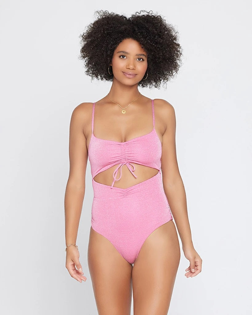 L*Space - Rumi One Piece Classic in Bubblegum Pink Swim Accessories