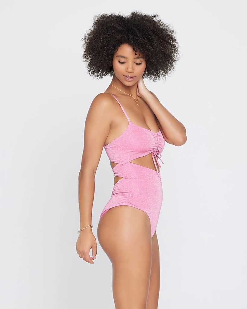 L*Space - Rumi One Piece Classic in Bubblegum Pink Swim Accessories
